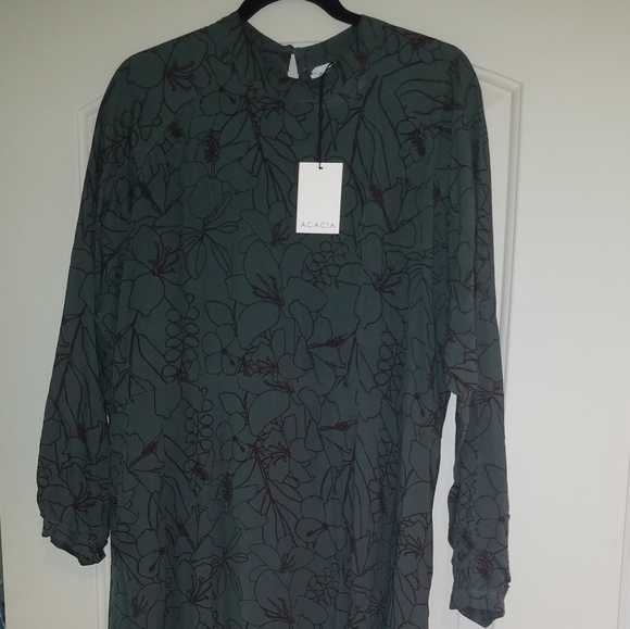 New acacia paradise dhermi maxi dress green P XS - Picture 7 of 15